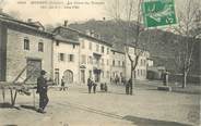 07 Ardeche CPA FRANCE 07  "Burzet, la place du Temple"