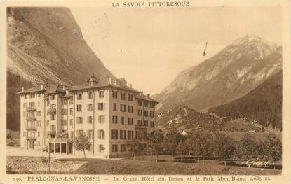 / CPA FRANCE 73 "Pragnolan La Vanoise, le Grand hôtel du Doron"