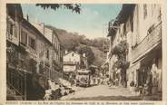 07 Ardeche CPA FRANCE 07  "Burzet, la rue de l'Eglise"