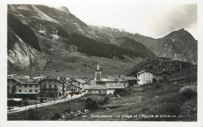 / CPSM FRANCE 73 "Pragnolan La Vanoise, le village et l'aiguille de Villeneuve"