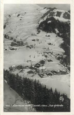 / CPSM FRANCE 73  "La Giettaz en hiver, vue générale"