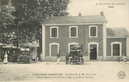 CPA FRANCE 07 "Lalevade d'Ardèche, la Gare"