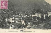 73 Savoie / CPA FRANCE 73 "Brides Les Bains, le parc et l'Etablissement"