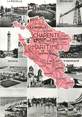 17 Charente Maritime / CPSM FRANCE 17 "Charente Maritime" /  CARTE  GEOGRAPHIQUE