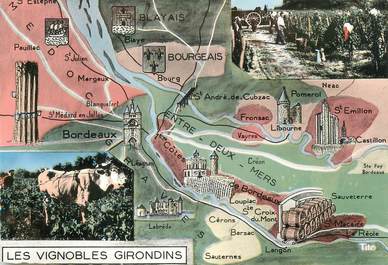 / CPSM FRANCE 33 "Les Vignobles Girondins"