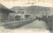 07 Ardeche CPA FRANCE 07 "Le Pouzin, la gare" / TRAIN