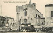 07 Ardeche CPA FRANCE 07 "Quintenas, la Place et l'Eglise" / AUTOBUS