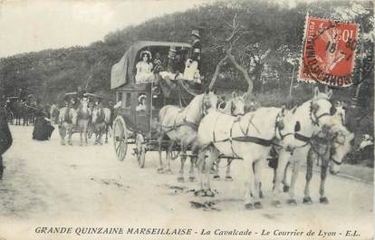 / CPA FRANCE 13 "Grande Quinzaine Marseillaise, la Cavalcade" / ATTELAGE