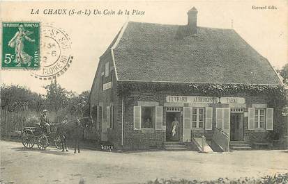 CPA FRANCE 71 "La Chaux, Auberge Euvrard"
