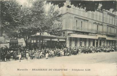 / CPA FRANCE 13 "Marseille, brasserie du chapitre"