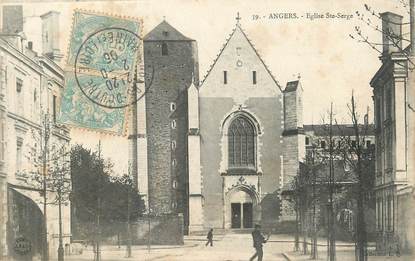/ CPA FRANCE 49 "Angers, église Sainte Serge"