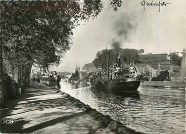 / CPSM FRANCE 29 "Quimper, chemin de Halage"