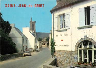 / CPSM FRANCE 29 "Saint Jean du Doigt, le rue principale"