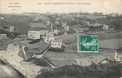CPA FRANCE 76 "Saint Pierre en Port, vue générale"