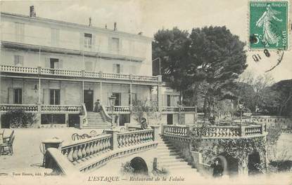 / CPA FRANCE 13 "L'Estaque, restaurant de la Falaise"