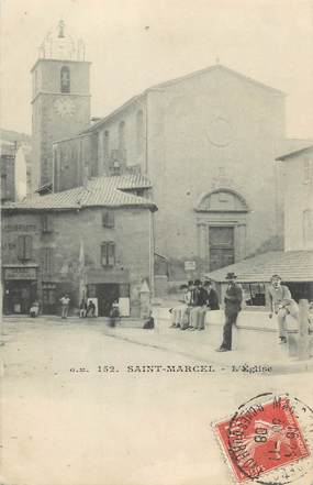 / CPA FRANCE 13 "Saint Marcel, l'église"