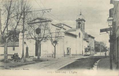 / CPA FRANCE 13 "Saint Loup, l'église"