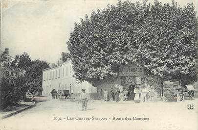 / CPA FRANCE 13 "Les quatre saisons, route des Camoins"