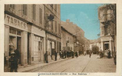 / CPA FRANCE 13 "Marseille Saint Henri, rue Rabelais"