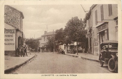 / CPA FRANCE 13 "La Gavotte, le centre du village"