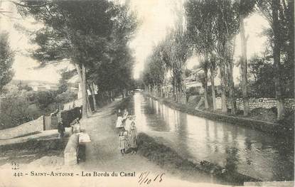 / CPA FRANCE 13 "Saint Antoine, les bords du canal"