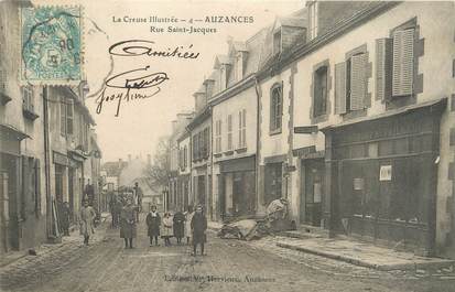 / CPA FRANCE 23 "Auzances, rue Saint Jacques"