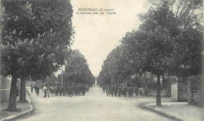 / CPA FRANCE 23 "Boussac, av de la gare"