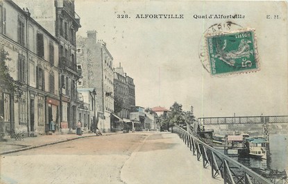 CPA FRANCE 94 "Alfortville, le Quai"