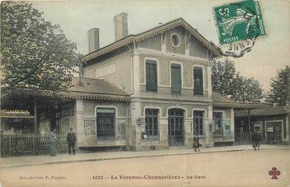 CPA FRANCE 94 "La Varenne Chennevières, la gare"