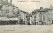 23 Creuse / CPA FRANCE 23 "Bourganeuf, place Martin Nadaud "