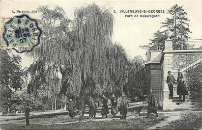 CPA FRANCE 94  "Villeneuve Saint Georges, Parc de Beauregard"