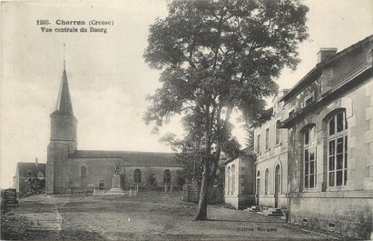 / CPA FRANCE 23 "Charron, vue centrale du Bourg"