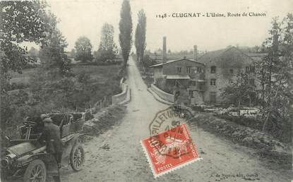 / CPA FRANCE 23 "Clugnat, l'usine, route de Chanon"