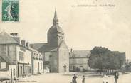 23 Creuse / CPA FRANCE 23 "Clugnat, place de l'église "