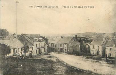 / CPA FRANCE 23 "La Courtine, place du Champ de Foire"