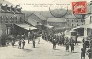 23 Creuse / CPA FRANCE 23 "Camp de La Courtine, av de la gare" / MILITAIRE