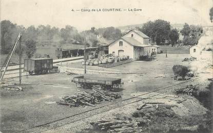 / CPA FRANCE 23 "Camp de La Courtine, la gare"