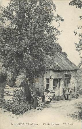 / CPA FRANCE 23 "Crozant, vieille maison"