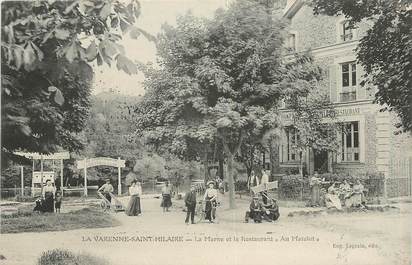 CPA FRANCE 94  "La Varenne Saint Hilaire, la Marne et le Restaurant Au Matelot"