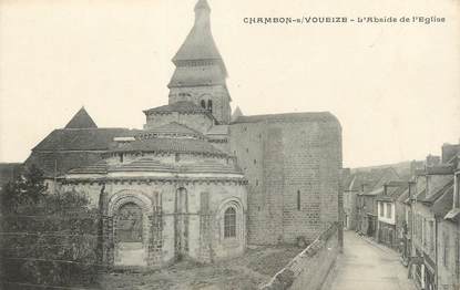 / CPA FRANCE 23 "Chambon sur Voueize, l'abside de l'église"