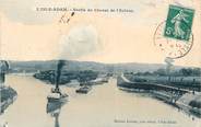 95 Val D'oise CPA FRANCE 95 "L'Isle Adam, sortie du Chenal de l'Ecluse"