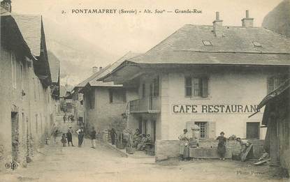 CPA FRANCE 73 "Pontamafrey, la Grande rue"