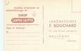 / CPSM FRANCE 92 "Boulogne, laboratoires F. Bouchard" / CARTE PUBLICITAIRE