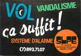69 RhÔne / CPSM FRANCE 69 "Lyon, SLPE système d'alarme' / CARTE PUBLICITAIRE