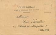 France / CPA FRANCE 30 "Nîmes" / CARTE PUBLICITAIRE