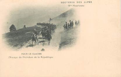 CPA FRANCE 73 "Voyage du Psdt de la République, Maurienne"