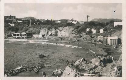 / CPSM FRANCE 83 "Sanary sur Mer, la plage de Port Issol "