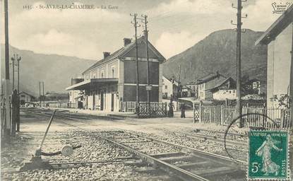 CPA FRANCE 73 "Saint Avre la Chambre, la Gare"