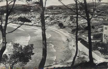 / CPSM FRANCE 83 "Sanary sur Mer, plage de la Gorguette"