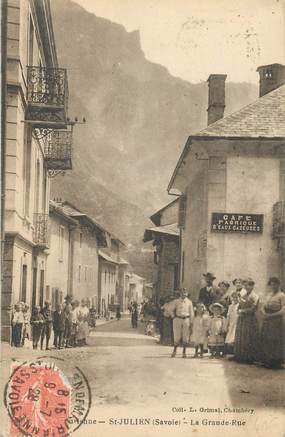 CPA FRANCE 73 "Saint Julien, la Grande rue"